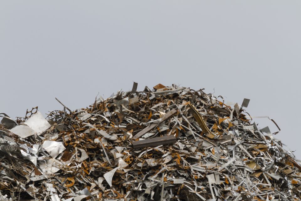Recycling van oud metaal en ijzer